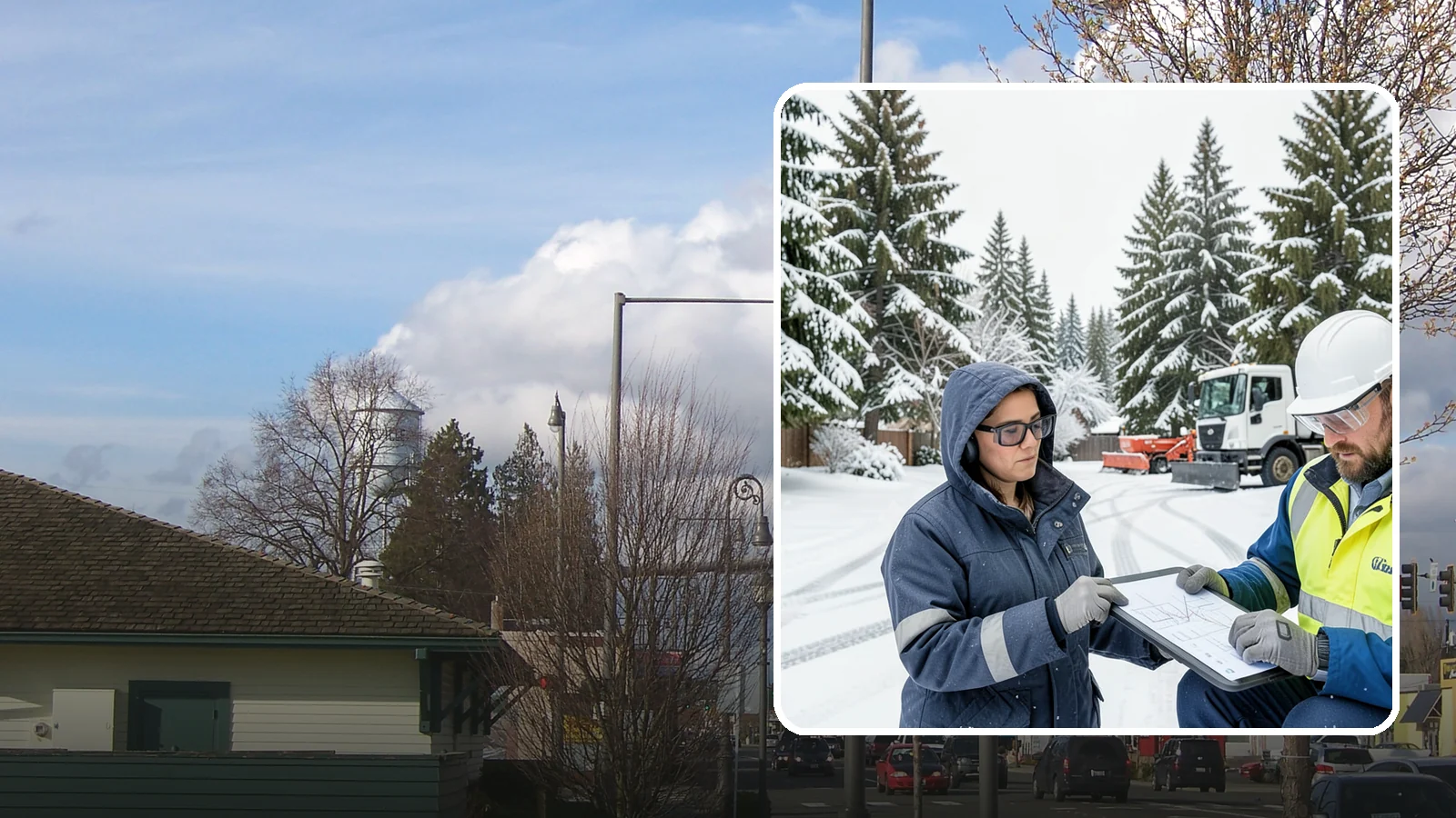 Snow Documentation in Marysville, Snohomish County, WA - We document every snow event and service on your Western Washington property to create a defensible winter record.