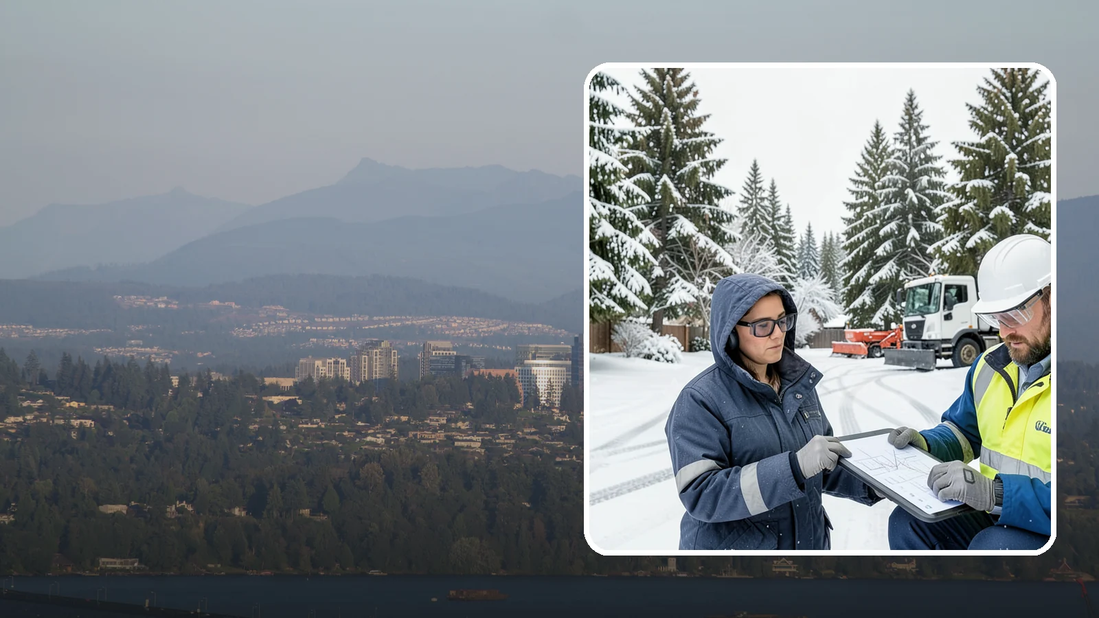 Snow Documentation in Medina, King County, WA - We document every snow event and service on your Western Washington property to create a defensible winter record.