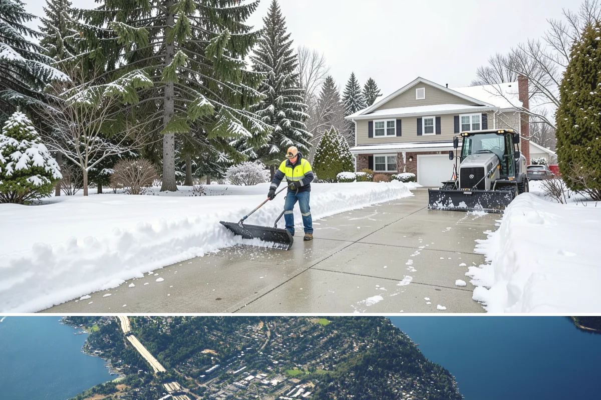 Snow Documentation in Mercer Island, King County, WA - Captured for every snow event across the full winter season.