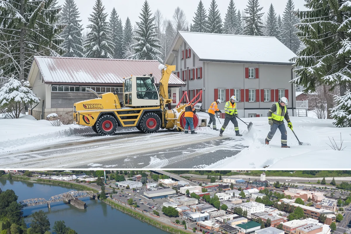 Snow Documentation in Mount Vernon, Skagit County, WA - Captured for every snow event across the full winter season.
