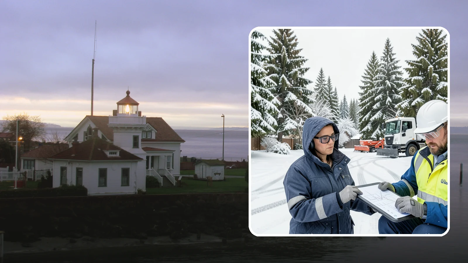 Snow Documentation in Mukilteo, Snohomish County, WA - We document every snow event and service on your Western Washington property to create a defensible winter record.