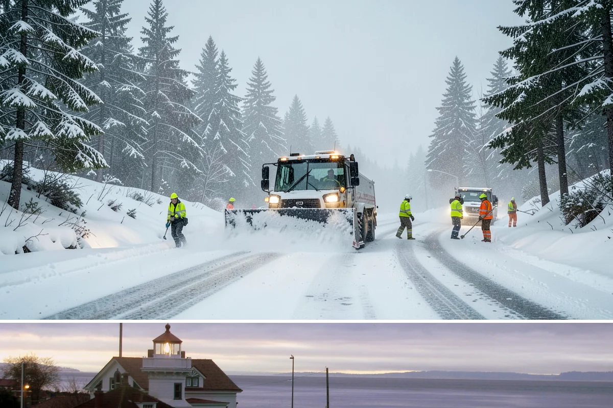 Snow Documentation in Mukilteo, Snohomish County, WA - Captured for every snow event across the full winter season.