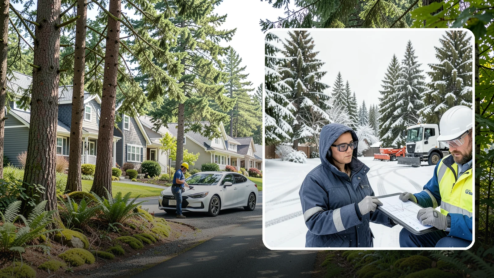 Snow Documentation in Normandy Park, King County, WA - We document every snow event and service on your Western Washington property to create a defensible winter record.
