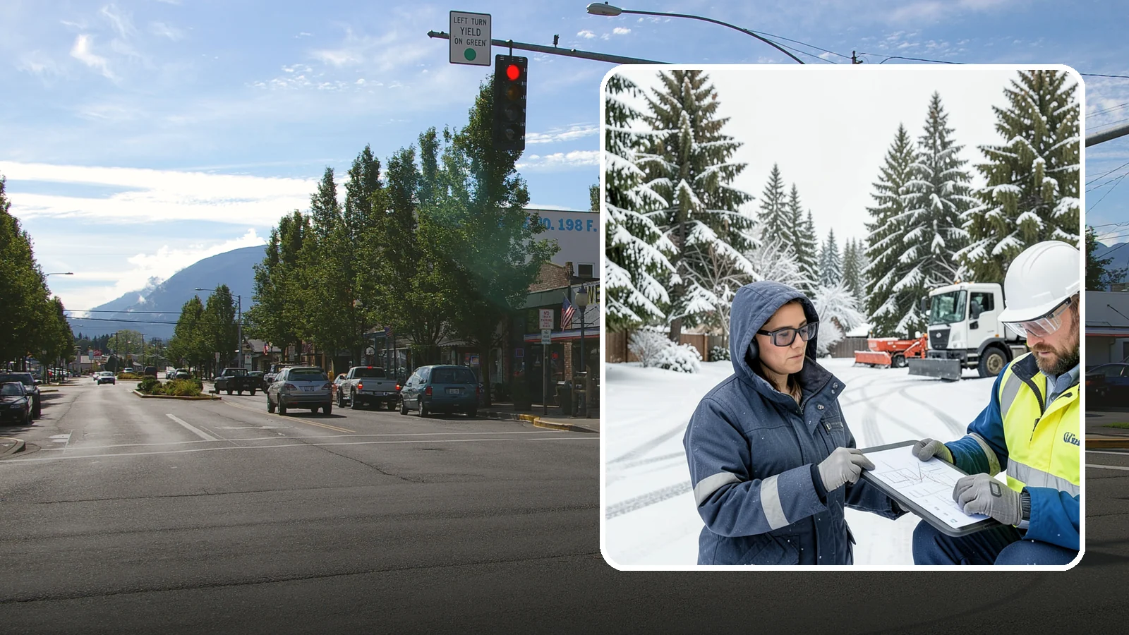 Snow Documentation in North Bend, King County, WA - We document every snow event and service on your Western Washington property to create a defensible winter record.