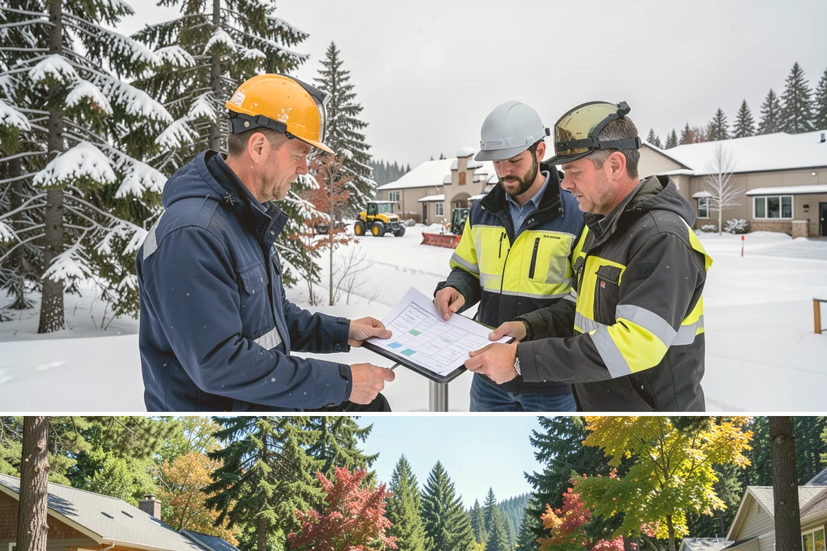Snow Documentation in Orting, Pierce County, WA - Captured for every snow event across the full winter season.