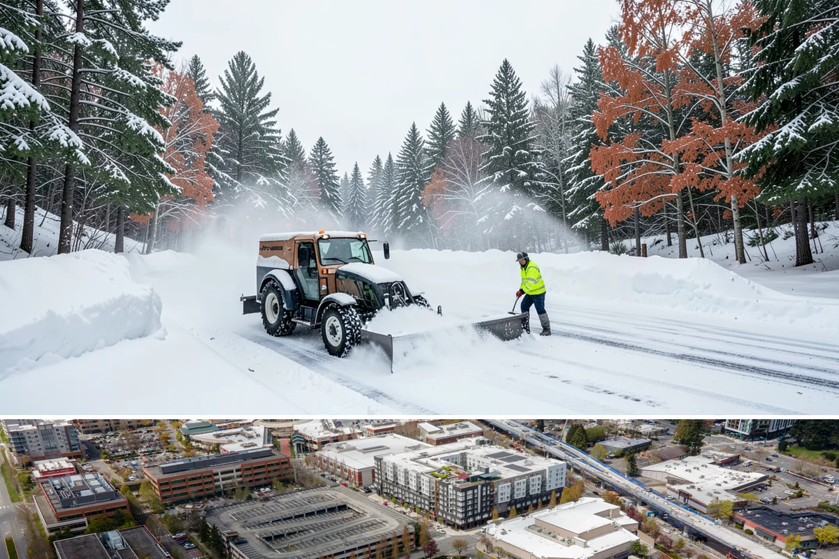 Snow Documentation in Redmond, King County, WA - Captured for every snow event across the full winter season.