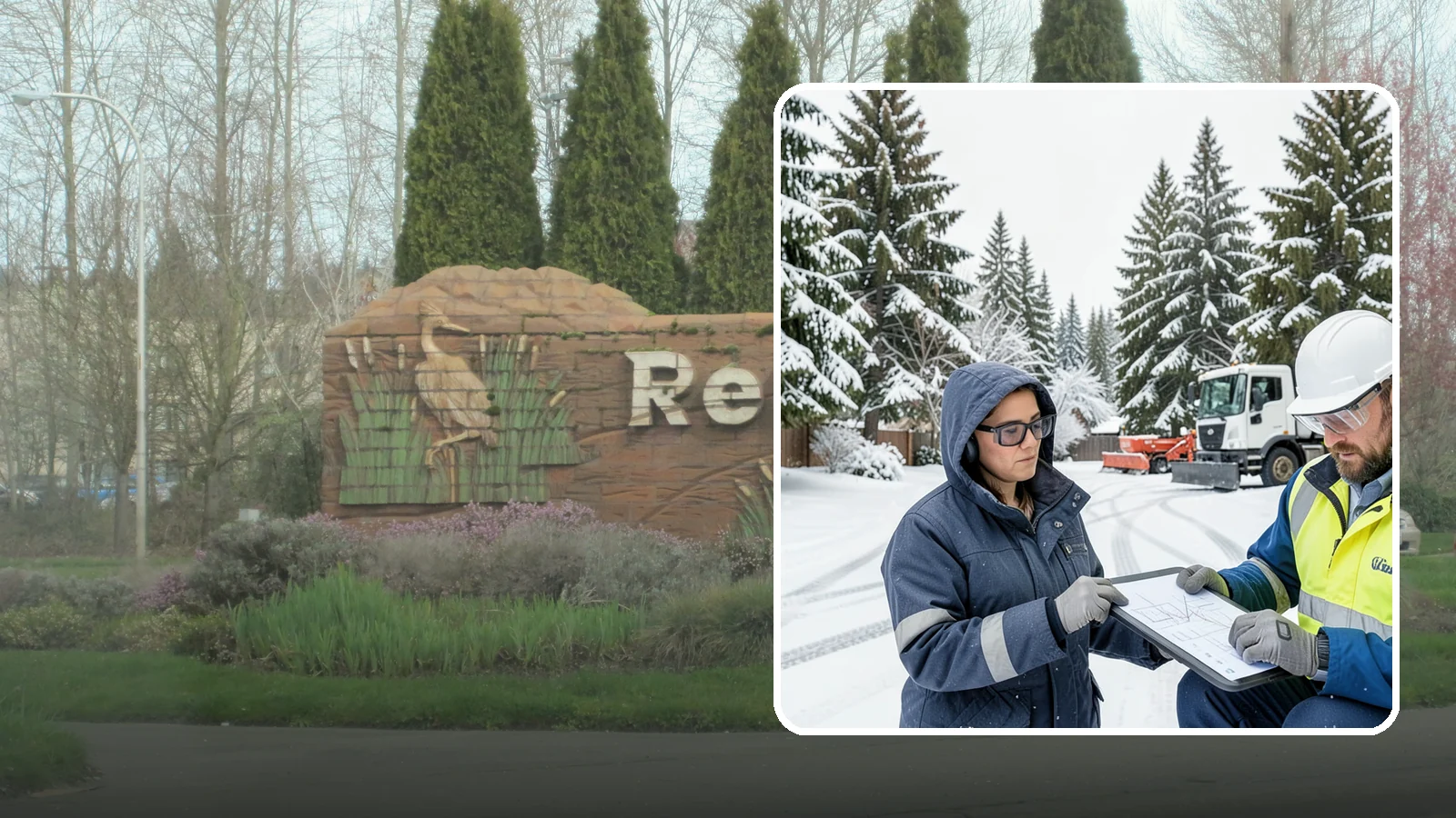 Snow Documentation in Renton, King County, WA - We document every snow event and service on your Western Washington property to create a defensible winter record.