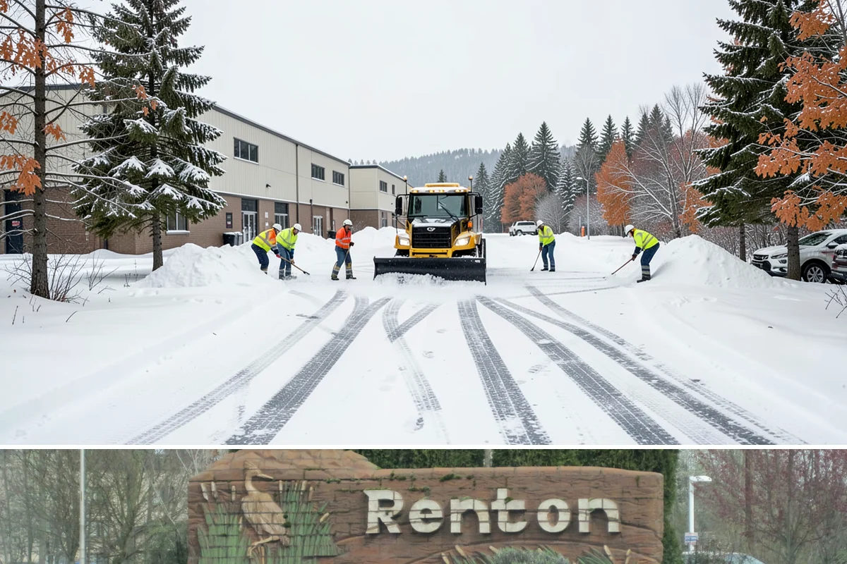 Snow Documentation in Renton, King County, WA - Captured for every snow event across the full winter season.