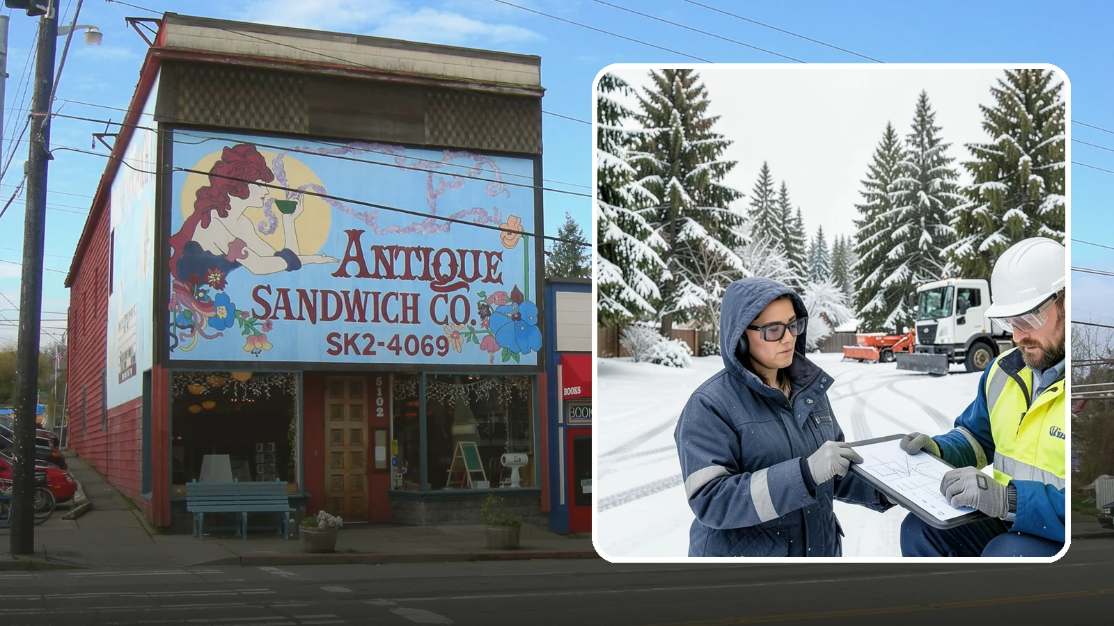 Snow Documentation in Ruston, Pierce County, WA - We document every snow event and service on your Western Washington property to create a defensible winter record.