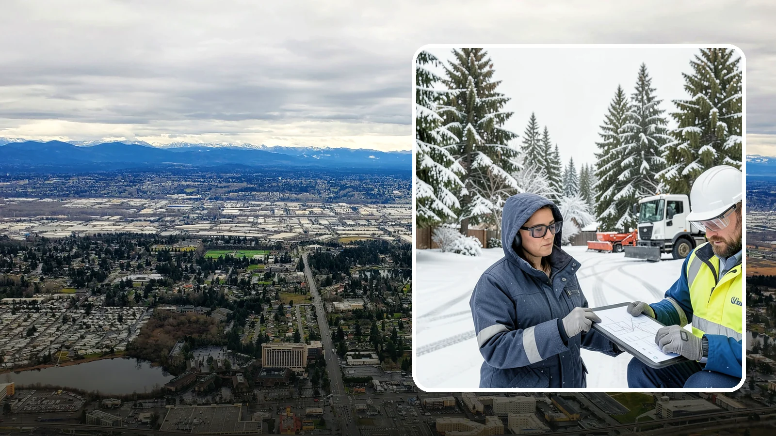 Snow Documentation in SeaTac, King County, WA - We document every snow event and service on your Western Washington property to create a defensible winter record.