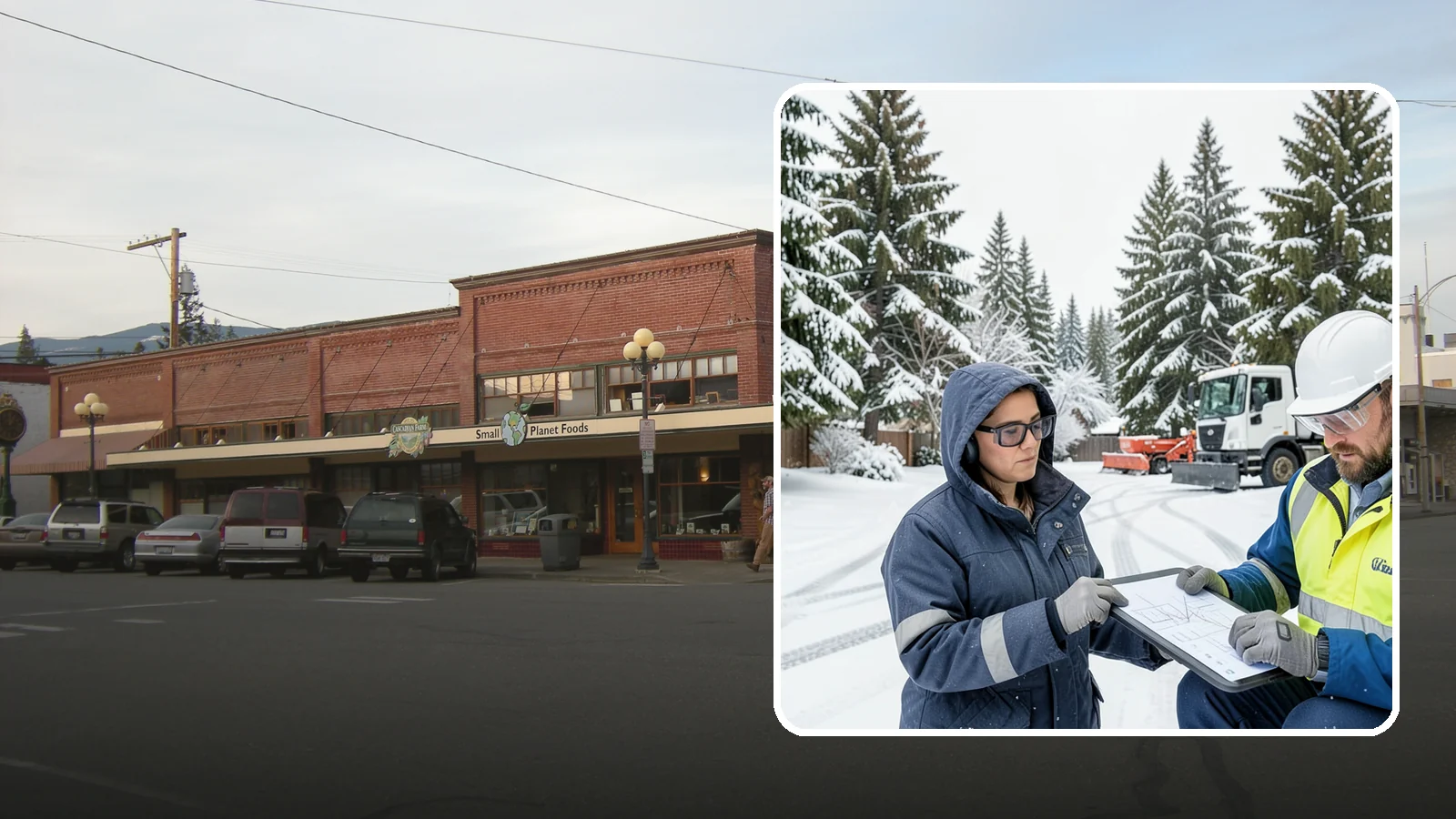 Snow Documentation in Sedro-Woolley, Skagit County, WA - We document every snow event and service on your Western Washington property to create a defensible winter record.