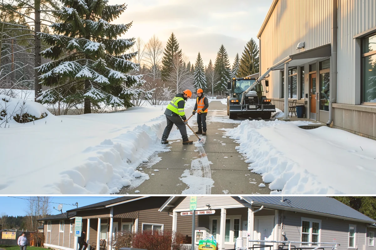 Snow Documentation in South Prairie, Pierce County, WA - Captured for every snow event across the full winter season.