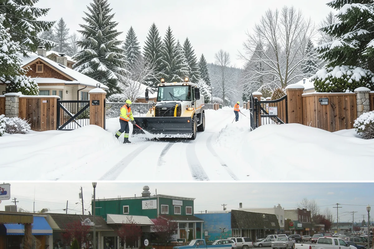 Snow Documentation in Stanwood, Snohomish County, WA - Captured for every snow event across the full winter season.