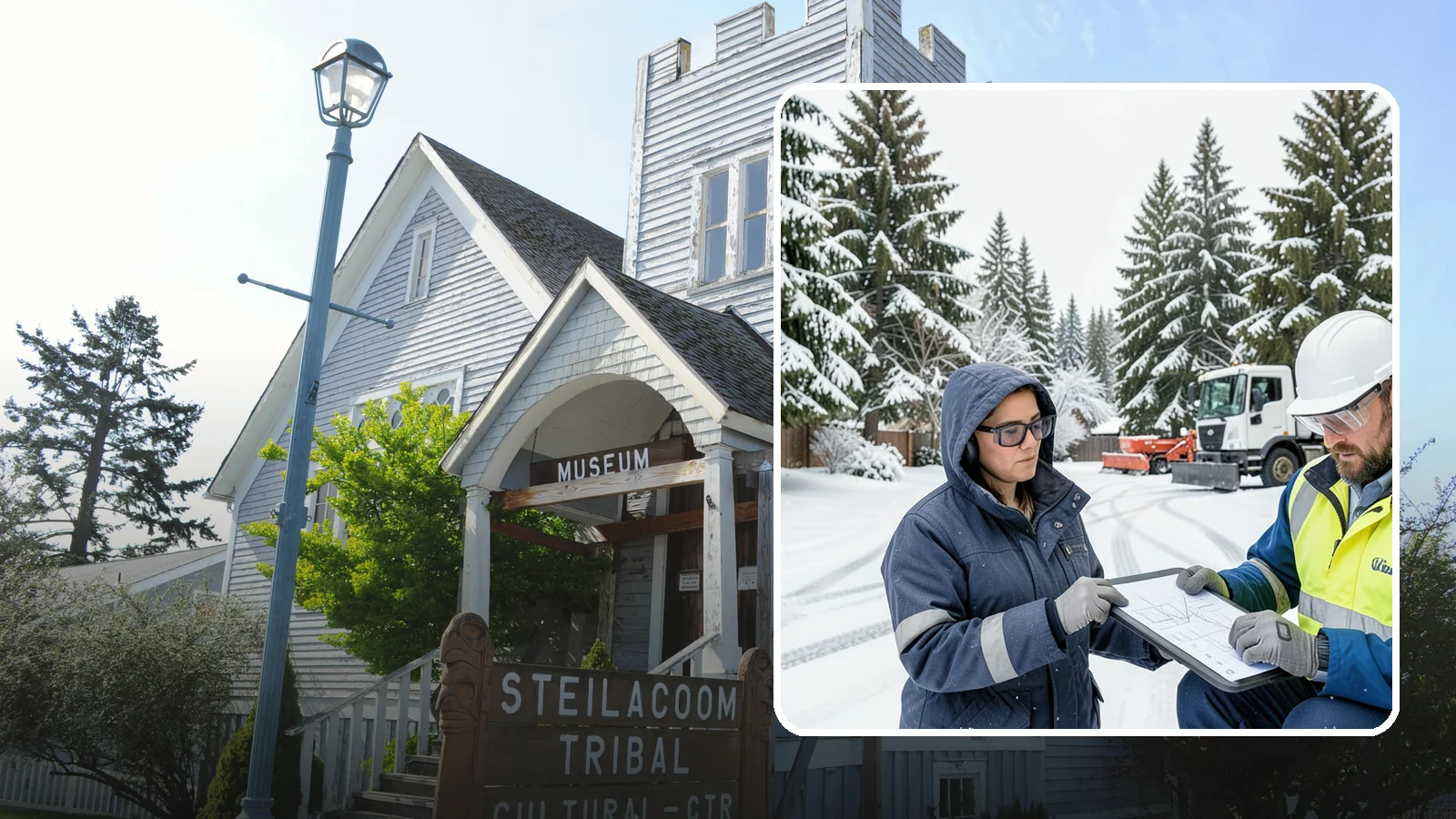 Snow Documentation in Steilacoom, Pierce County, WA - We document every snow event and service on your Western Washington property to create a defensible winter record.
