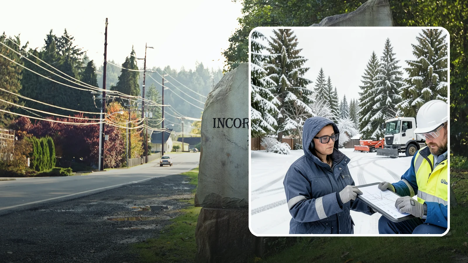 Snow Documentation in Wilkeson, Pierce County, WA - We document every snow event and service on your Western Washington property to create a defensible winter record.