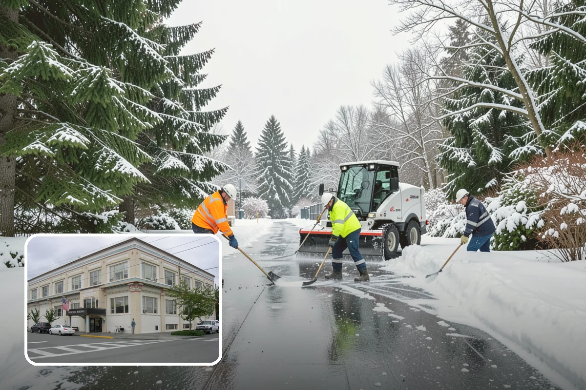 Snow Drift Removal in Anacortes, Skagit County, WA - Targeted clearing of wind-built drifts