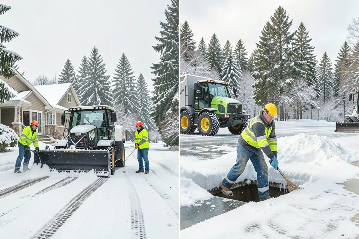 Snow Drift Removal in Anacortes, Skagit County, WA - Identify drift zones along walls, fences, and entries