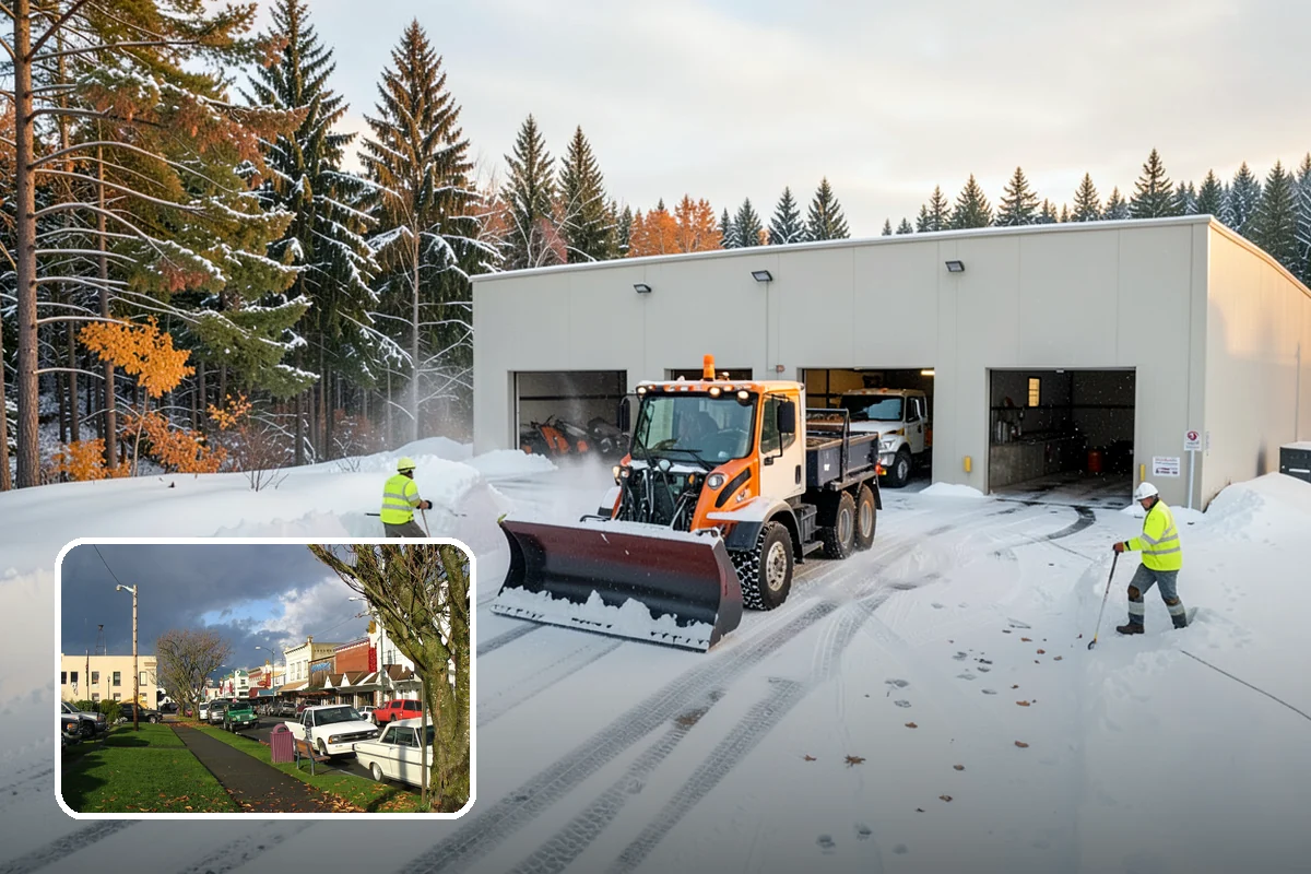 Snow Drift Removal in Arlington, Snohomish County, WA - Targeted clearing of wind-built drifts
