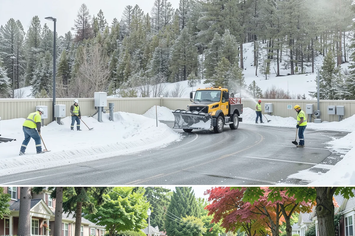 Snow Drift Removal in Beaux Arts Village, King County, WA - Drifting is worst during windy cold snaps, most common from December through February.