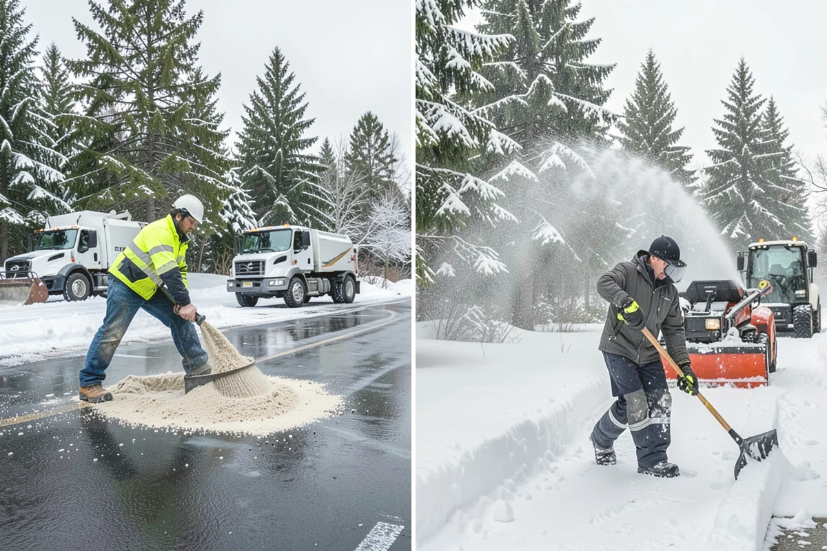 Snow Drift Removal in Black Diamond, King County, WA - Identify drift zones along walls, fences, and entries