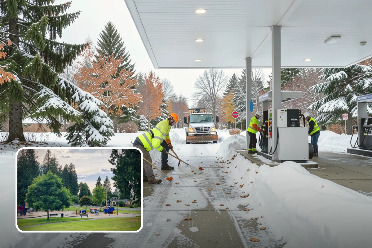Snow Drift Removal in Bonney Lake, Pierce County, WA - Targeted clearing of wind-built drifts