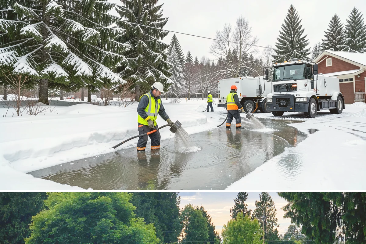 Snow Drift Removal in Bonney Lake, Pierce County, WA - Drifting is worst during windy cold snaps, most common from December through February.