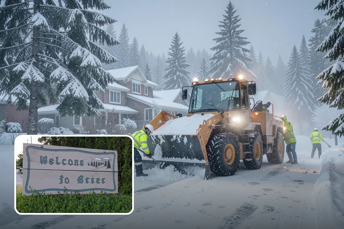 Snow Drift Removal in Brier, Snohomish County, WA - Targeted clearing of wind-built drifts