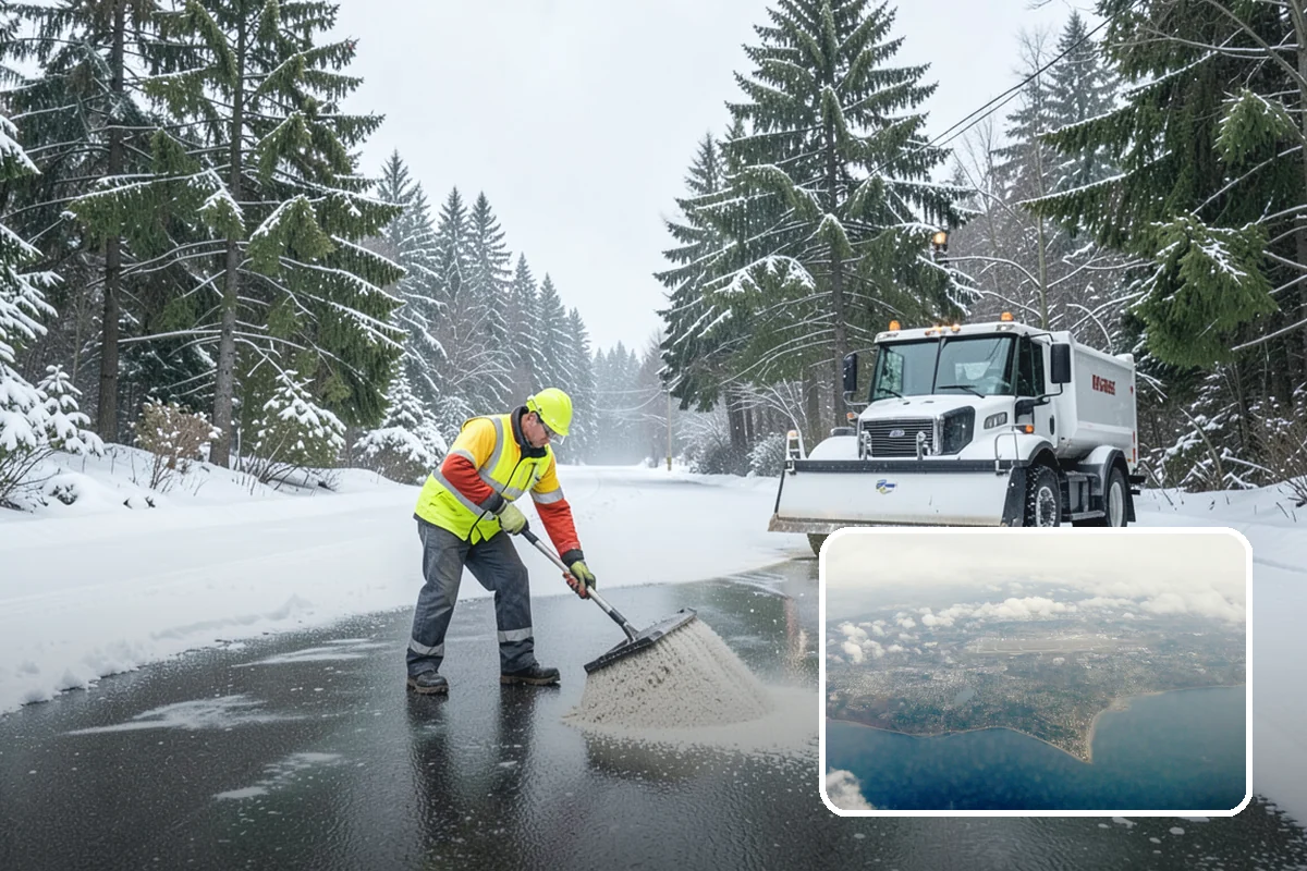 Snow Drift Removal in Burien, King County, WA - Targeted clearing of wind-built drifts
