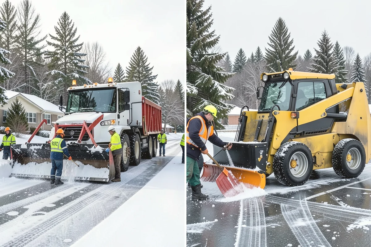 Snow Drift Removal in Burlington, Skagit County, WA - Identify drift zones along walls, fences, and entries