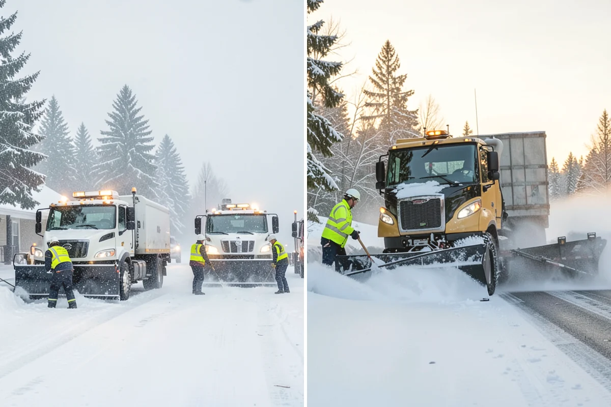 Snow Drift Removal in Carnation, King County, WA - Identify drift zones along walls, fences, and entries