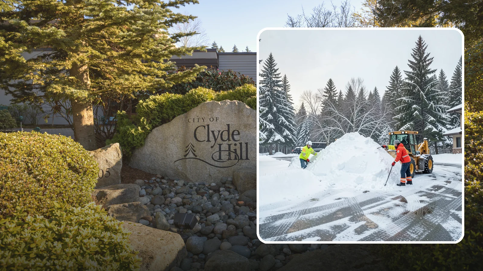 Snow Drift Removal in Clyde Hill, King County, WA - We clear the deep drifts that wind piles against your buildings, gates, and driveways during a storm.