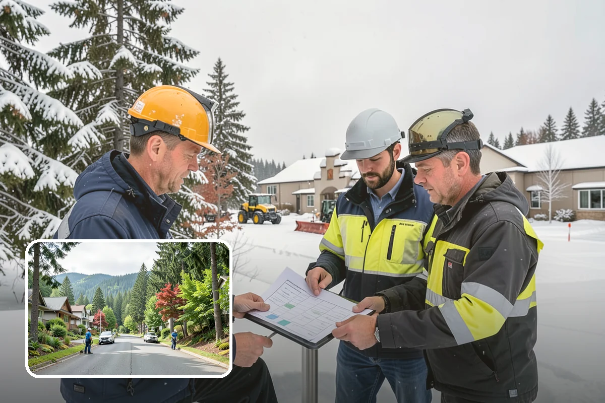 Snow Drift Removal in Darrington, Snohomish County, WA - Targeted clearing of wind-built drifts