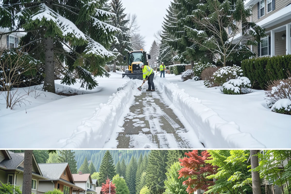 Snow Drift Removal in Darrington, Snohomish County, WA - Drifting is worst during windy cold snaps, most common from December through February.