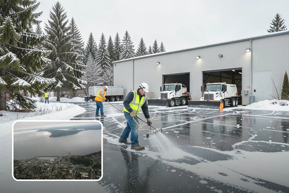 Snow Drift Removal in Des Moines, King County, WA - Targeted clearing of wind-built drifts