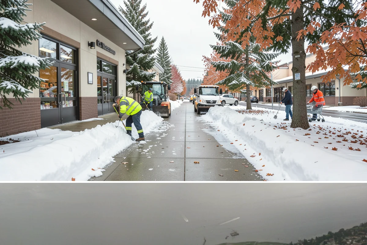 Snow Drift Removal in Des Moines, King County, WA - Drifting is worst during windy cold snaps, most common from December through February.