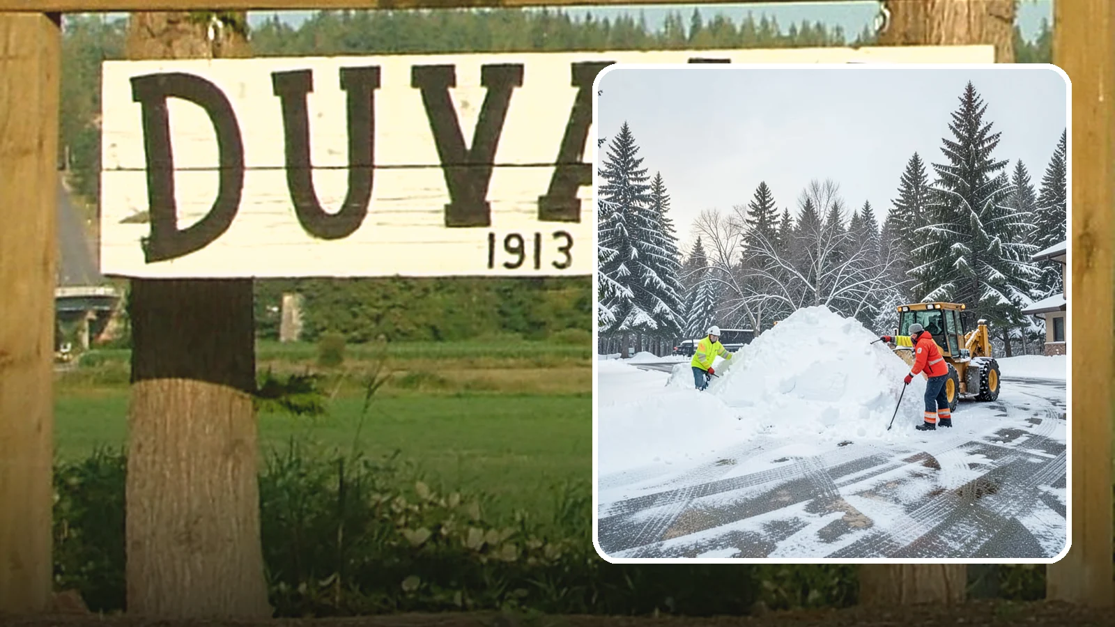 Snow Drift Removal in Duvall, King County, WA - We clear the deep drifts that wind piles against your buildings, gates, and driveways during a storm.