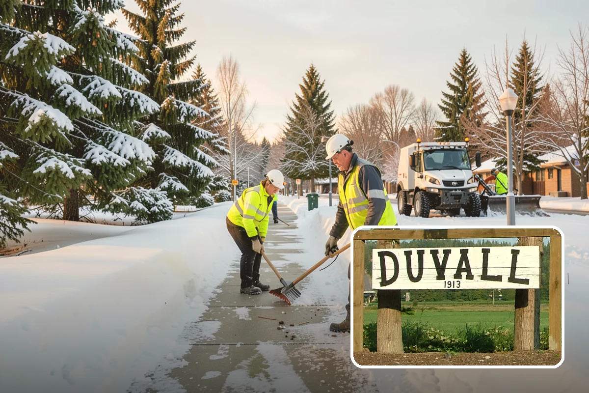 Snow Drift Removal in Duvall, King County, WA - Targeted clearing of wind-built drifts