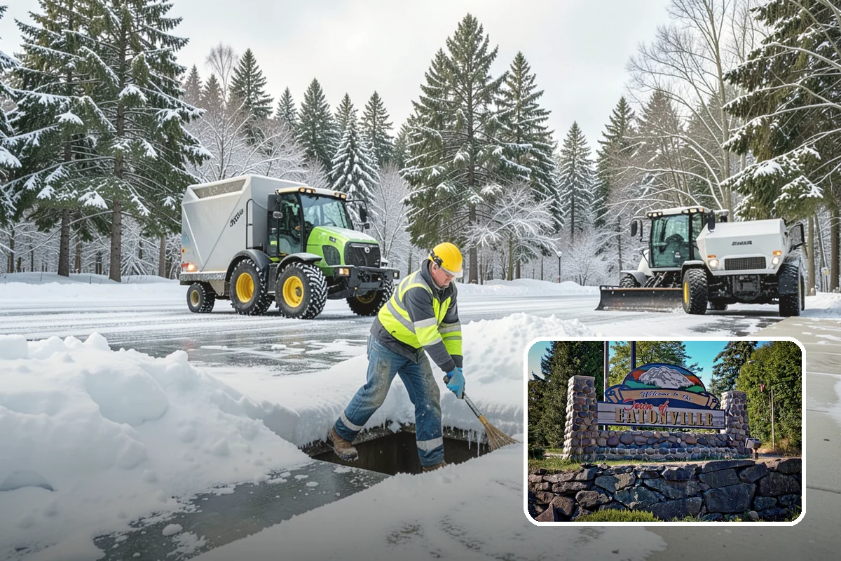 Snow Drift Removal in Eatonville, Pierce County, WA - Targeted clearing of wind-built drifts