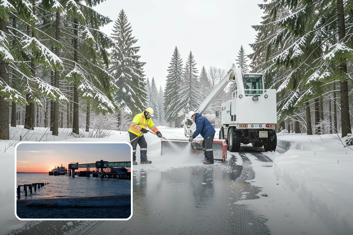Snow Drift Removal in Edmonds, Snohomish County, WA - Targeted clearing of wind-built drifts