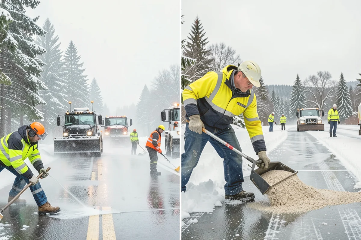 Snow Drift Removal in Edmonds, Snohomish County, WA - Identify drift zones along walls, fences, and entries