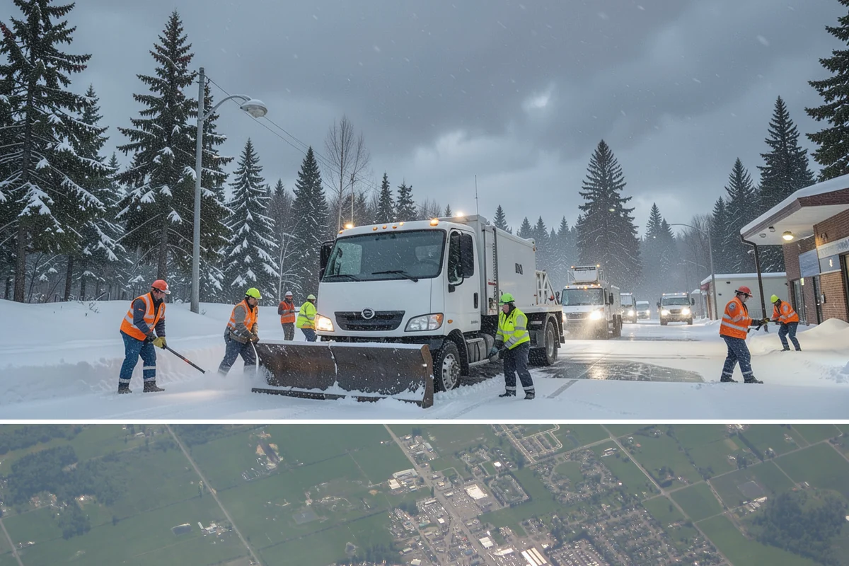 Snow Drift Removal in Enumclaw, King County, WA - Drifting is worst during windy cold snaps, most common from December through February.