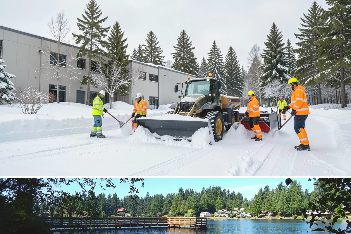 Snow Drift Removal in Federal Way, King County, WA - Drifting is worst during windy cold snaps, most common from December through February.