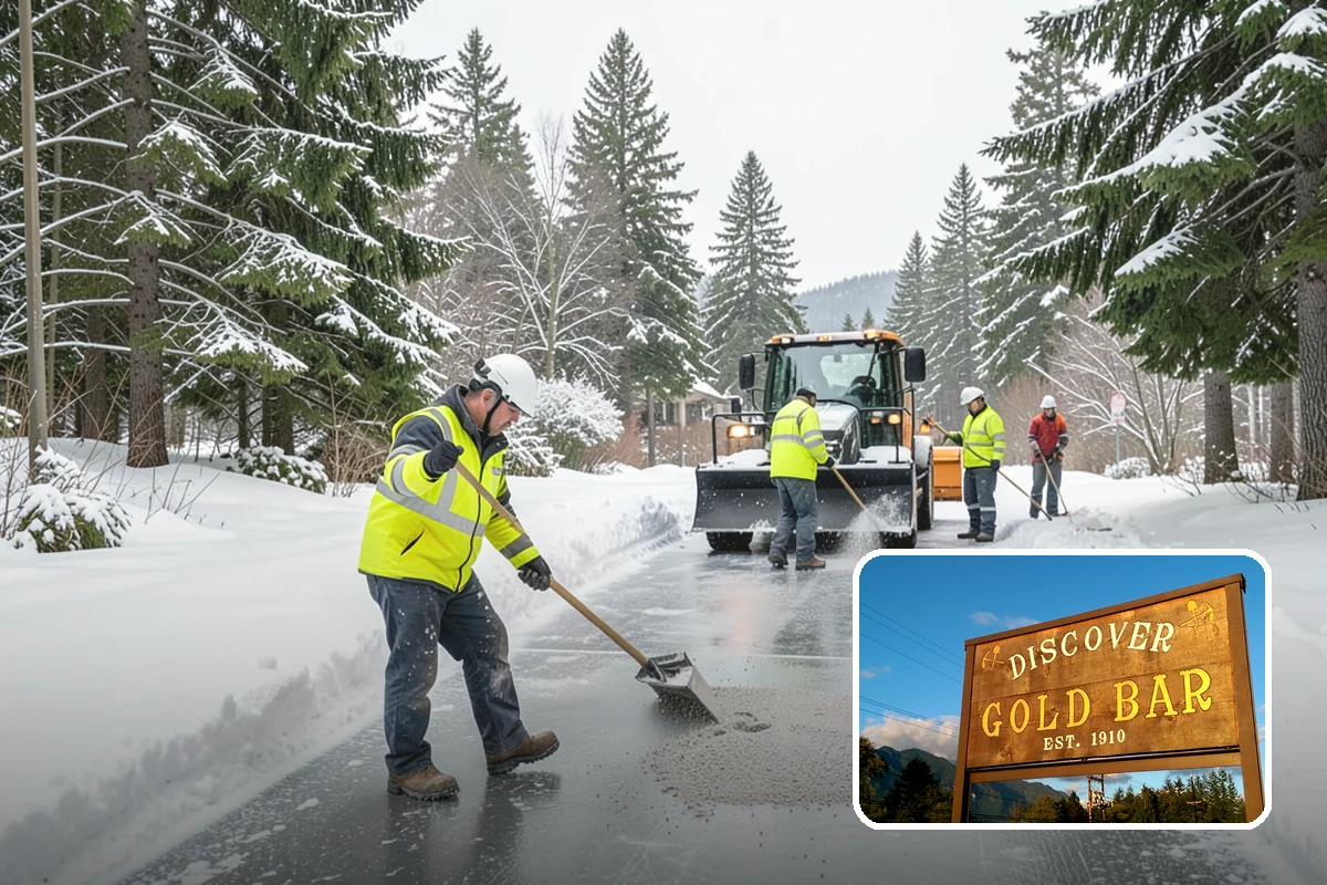 Snow Drift Removal in Gold Bar, Snohomish County, WA - Targeted clearing of wind-built drifts