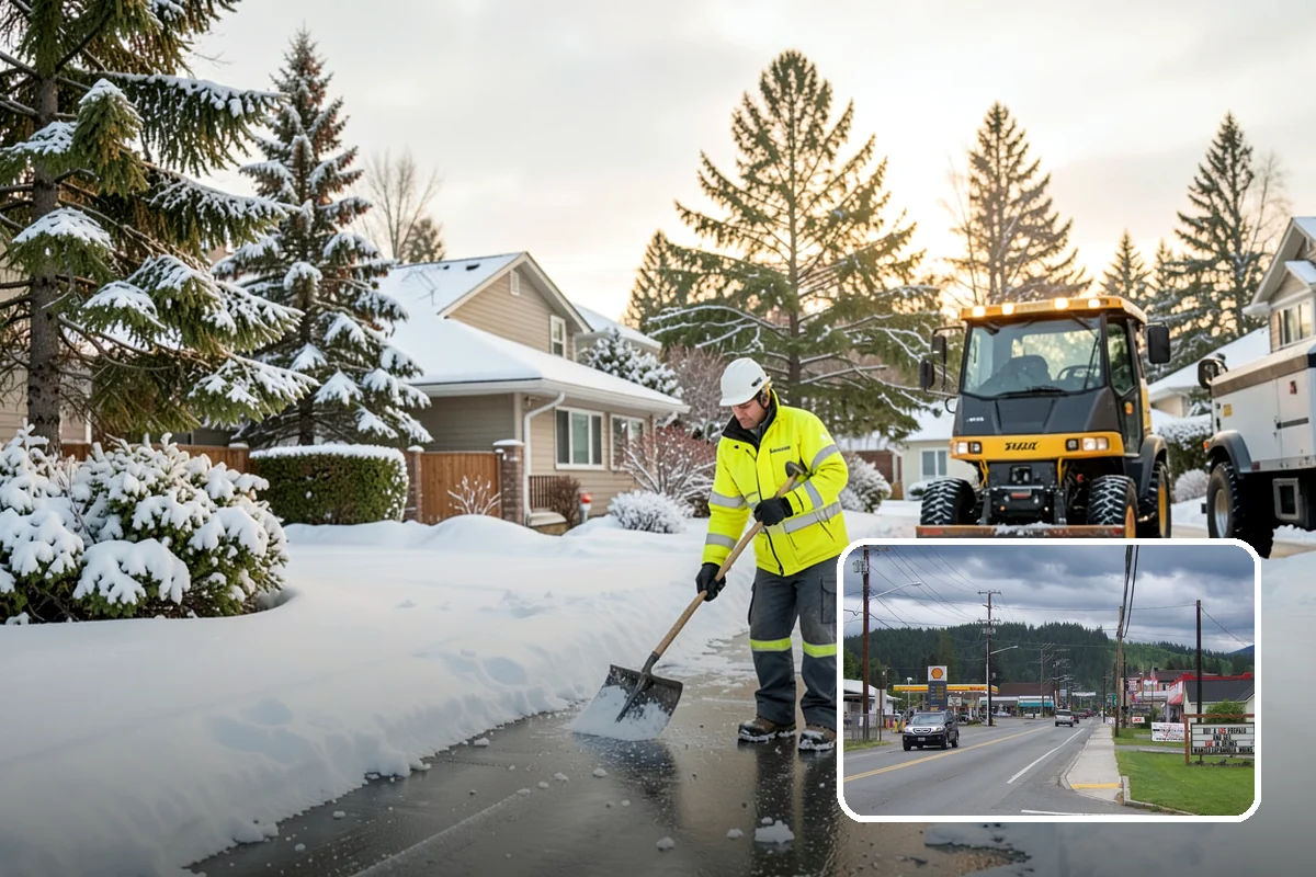 Snow Drift Removal in Granite Falls, Snohomish County, WA - Targeted clearing of wind-built drifts