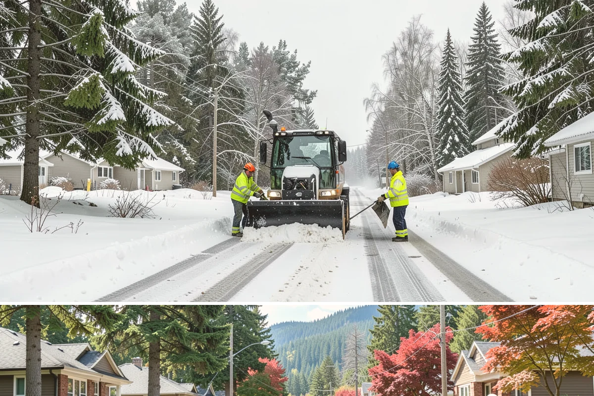 Snow Drift Removal in Hunts Point, King County, WA - Drifting is worst during windy cold snaps, most common from December through February.