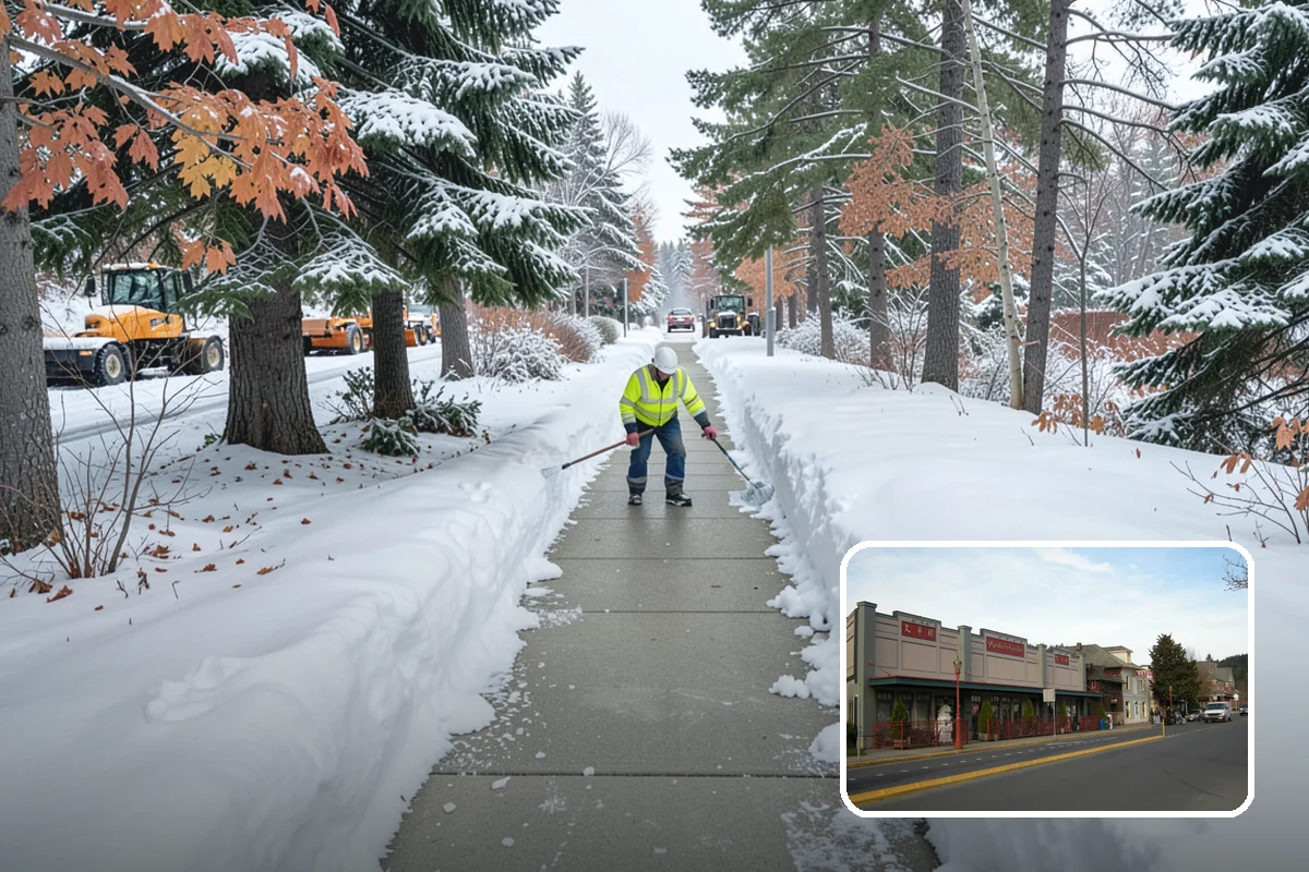 Snow Drift Removal in Issaquah, King County, WA - Targeted clearing of wind-built drifts