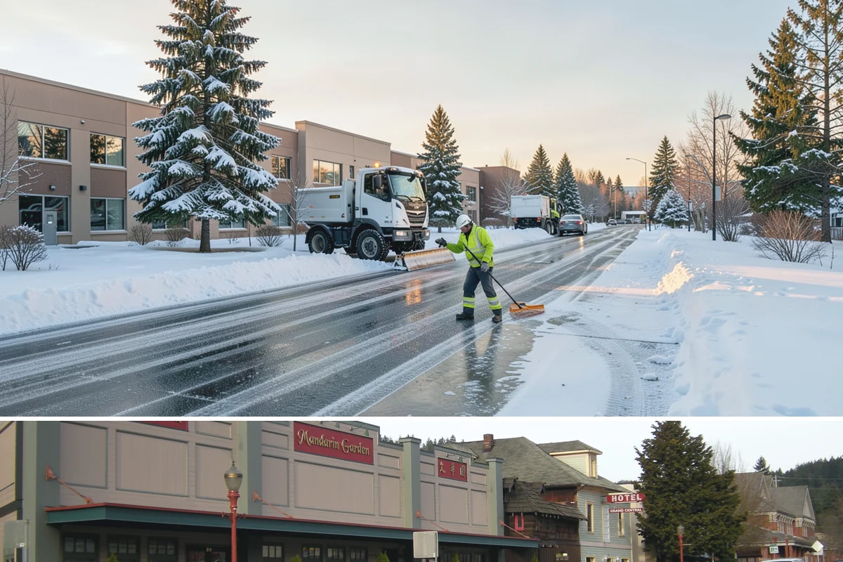 Snow Drift Removal in Issaquah, King County, WA - Drifting is worst during windy cold snaps, most common from December through February.
