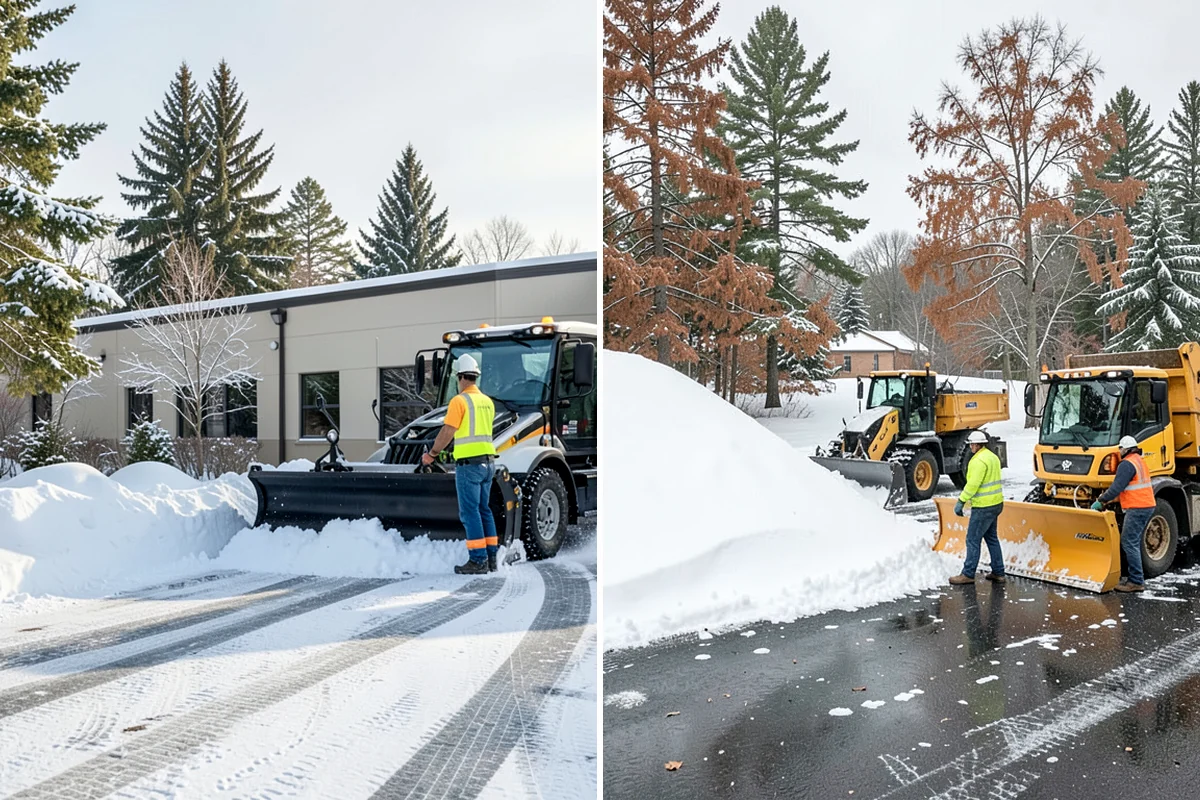 Snow Drift Removal in Kenmore, King County, WA - Identify drift zones along walls, fences, and entries