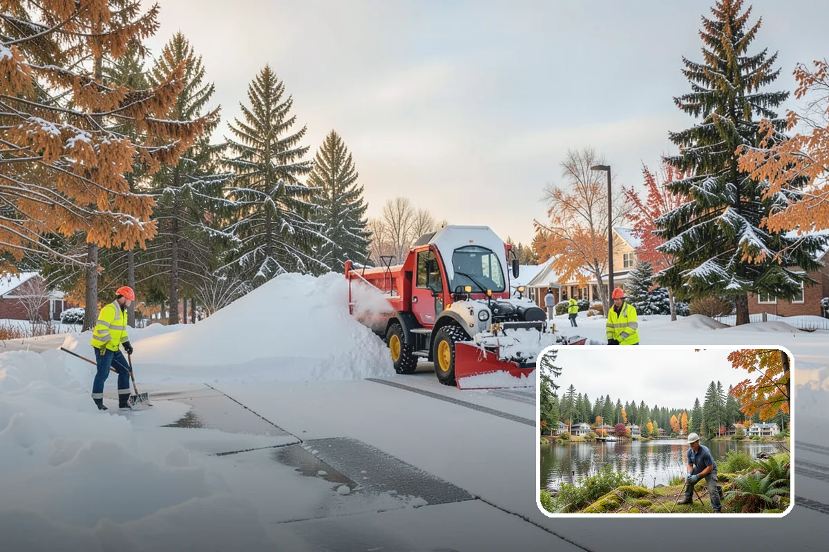 Snow Drift Removal in La Conner, Skagit County, WA - Targeted clearing of wind-built drifts