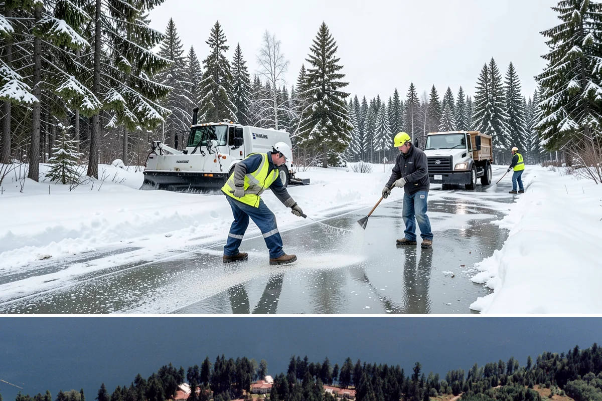 Snow Drift Removal in Lakewood, Pierce County, WA - Drifting is worst during windy cold snaps, most common from December through February.